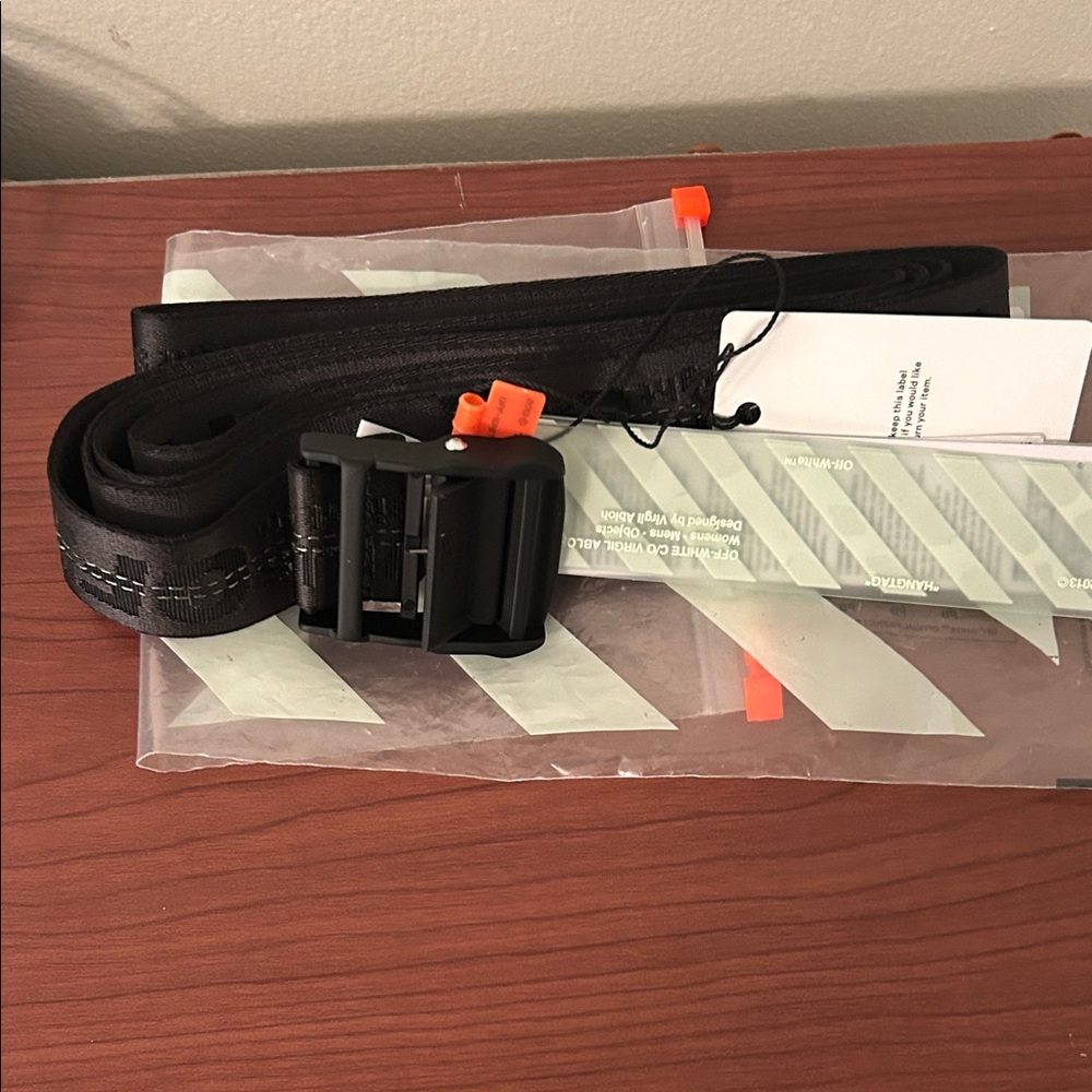 Off White Classic Industrial Belt Black